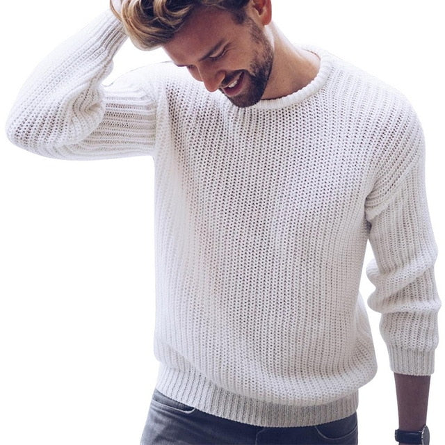 Mens 2019 Fashion Cotton Sweater Pullover Casual Jumper For Male  Knitted Korean Style Clothes Plus Size Sweaters